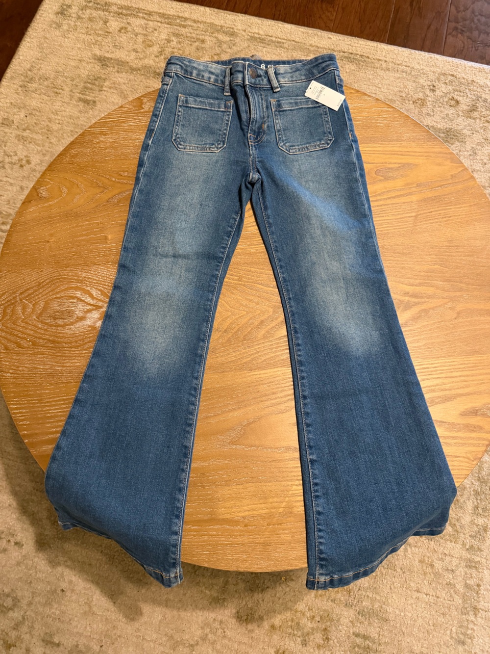 GAP Denim Flare Jeans in Medium Blue Wash
